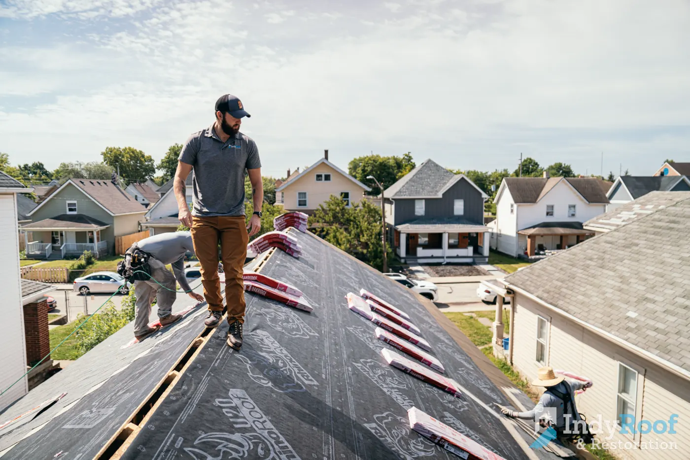 Roofing by West Terre Haute Roofing near Crawfordsville, IN